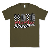 Army Green moto mama Classic Tee - MaliasSmallBusiness