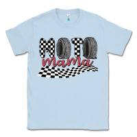 Dusty Blue moto mama Classic Tee - MaliasSmallBusiness