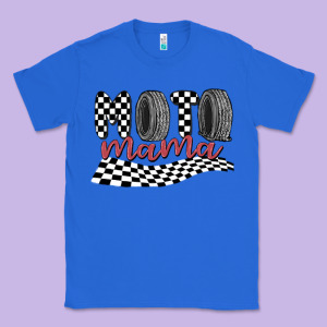 Moto Mama Classic Tee Designed By Maliassmallbusiness