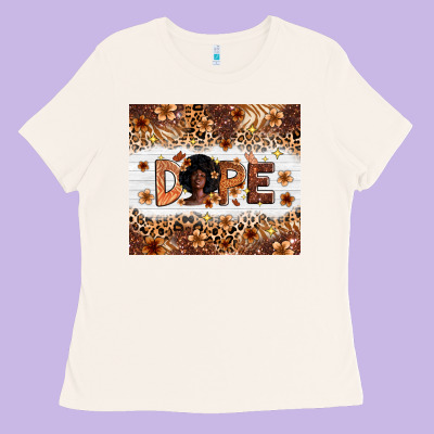 Dope Melanin Ladies Tee Designed By Zillion Design Studio
