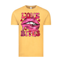 Vintage Mustard love bites Vintage Tee - NancyCooperArtShop