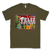 Army Green feliz navidad Classic Tee - AdoDesignShop