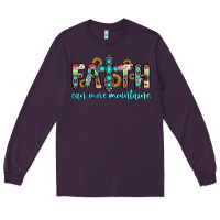 Plum faith can move mountains Long Sleeve Tee - JahusDesignShop