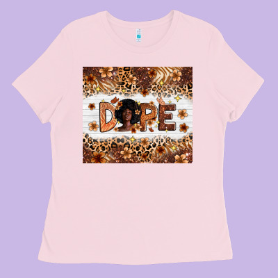 Dope Melanin Ladies Tee Designed By Zillion Design Studio