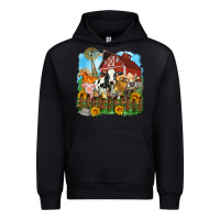 Black farm life olivia Urban Hoodie - OliviaCreatesArt