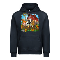 Navy farm life olivia Urban Hoodie - OliviaCreatesArt