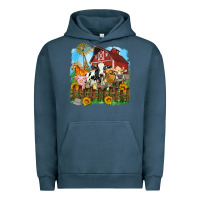 Pigment Midnight Navy farm life olivia Urban Hoodie - OliviaCreatesArt