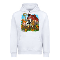 White farm life olivia Urban Hoodie - OliviaCreatesArt
