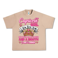 Burro As A Capricorn Girl I Was Born With My Heart On My Sleeve And A Mouth Urban Heavy Tee - Jasminsmagicworld