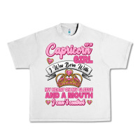 Lunar Rock As A Capricorn Girl I Was Born With My Heart On My Sleeve And A Mouth Urban Heavy Tee - Jasminsmagicworld