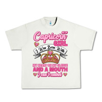 Pistachio As A Capricorn Girl I Was Born With My Heart On My Sleeve And A Mouth Urban Heavy Tee - Jasminsmagicworld