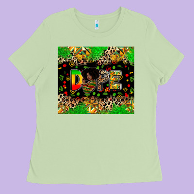 Dope Juneteenth Ladies Tee Designed By Zillion Design Studio