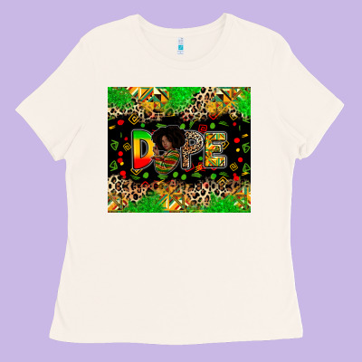 Dope Juneteenth Ladies Tee Designed By Zillion Design Studio