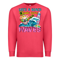 Cardinal Life's a beach make some waves Premium Sweatshirt - NancyCooperArtShop