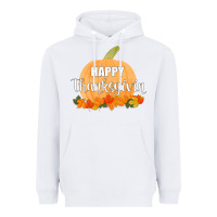 White Happy Thanksgiving Heavyweight Hoodie - Bettercallsaul