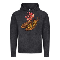 Vintage Black cacao beans and flowers Vintage Hoodie - AdoDesignShop