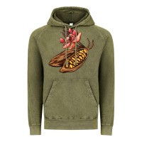 Cacao Beans And Flowers Vintage Hoodie | Teevron