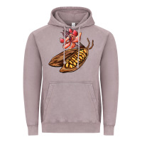 Vintage Zinc cacao beans and flowers Vintage Hoodie - AdoDesignShop