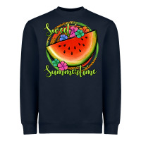 Navy sweet summertime watermelon Heavyweight Sweatshirt - Jasminsmagicworld
