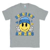 Heather Grey down right amazing Classic Tee - MaliasSmallBusiness
