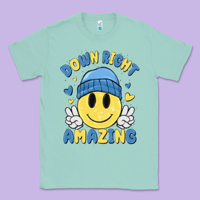 Down Right Amazing Classic Tee Designed By Maliassmallbusiness
