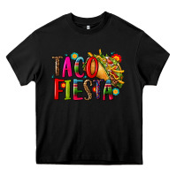 Black taco fiesta Heavy Core Tee - CTS Tumbler Store