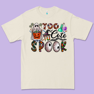 Too Cute To Spook Premium Tee Designed By Cowhidedigitalart
