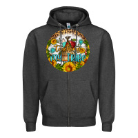 Charcoal Heather teaching my tribe round earring Zipper Hoodie - BundleAndBundleShop