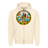 Sandshell teaching my tribe round earring Zipper Hoodie - BundleAndBundleShop
