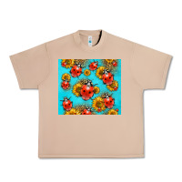 Burro Western Sunflowers Ladybug Urban Heavy Tee - LillyAllenDesigns