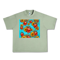 Oil Green Western Sunflowers Ladybug Urban Heavy Tee - LillyAllenDesigns