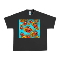 Pigment Black Western Sunflowers Ladybug Urban Heavy Tee - LillyAllenDesigns