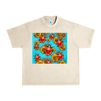 Sandshell Western Sunflowers Ladybug Urban Heavy Tee - LillyAllenDesigns