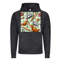 Vintage Black chef tools seamless pattern Vintage Hoodie - BundleAndBundleShop