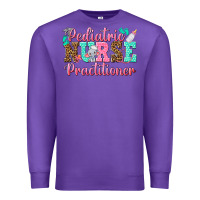 Purple Pediatric Nurse Practitioner Premium Sweatshirt - texasbilliewilder