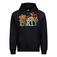 Black mardi gras  party olivia Urban Hoodie - OliviaCreatesArt