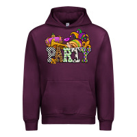 Mauve Wine mardi gras  party olivia Urban Hoodie - OliviaCreatesArt