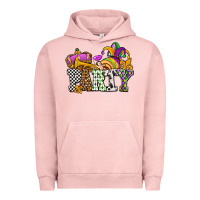 Pigment Salmon mardi gras  party olivia Urban Hoodie - OliviaCreatesArt