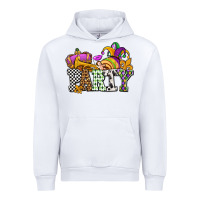 White mardi gras  party olivia Urban Hoodie - OliviaCreatesArt