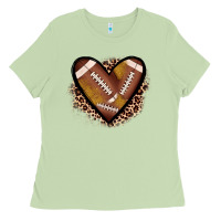 Matcha heart football Ladies Tee - JahusDesignShop