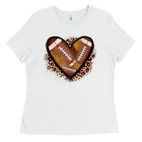 White heart football Ladies Tee - JahusDesignShop
