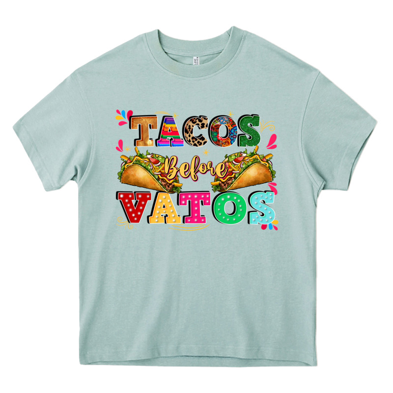 Tacos Before Vatos Heavy Core Tee by CTS Tumbler Store | Teevron