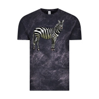 Cloud Black zebra Vintage Tee - LillyAllenDesigns