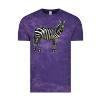 Cloud Purple zebra Vintage Tee - LillyAllenDesigns