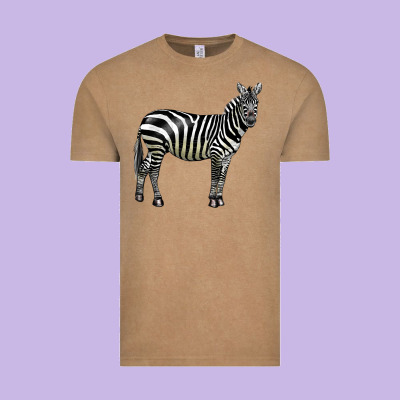 Zebra Vintage Tee Designed By Lillyallendesigns