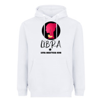 White Libra Zodiac Sign Horoscope Birth Gift Girl Heavyweight Hoodie - Bettercallsaul