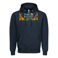 Navy thankful nurse fall libbey glass Zipper Hoodie - BundleAndBundleShop