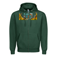 Sports Green thankful nurse fall libbey glass Zipper Hoodie - BundleAndBundleShop