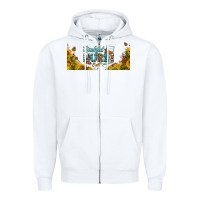 White thankful nurse fall libbey glass Zipper Hoodie - BundleAndBundleShop