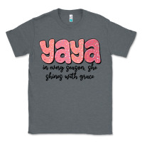 Charcoal Heather yaya in every season, she shines with grace Classic Tee - MaliasSmallBusiness
